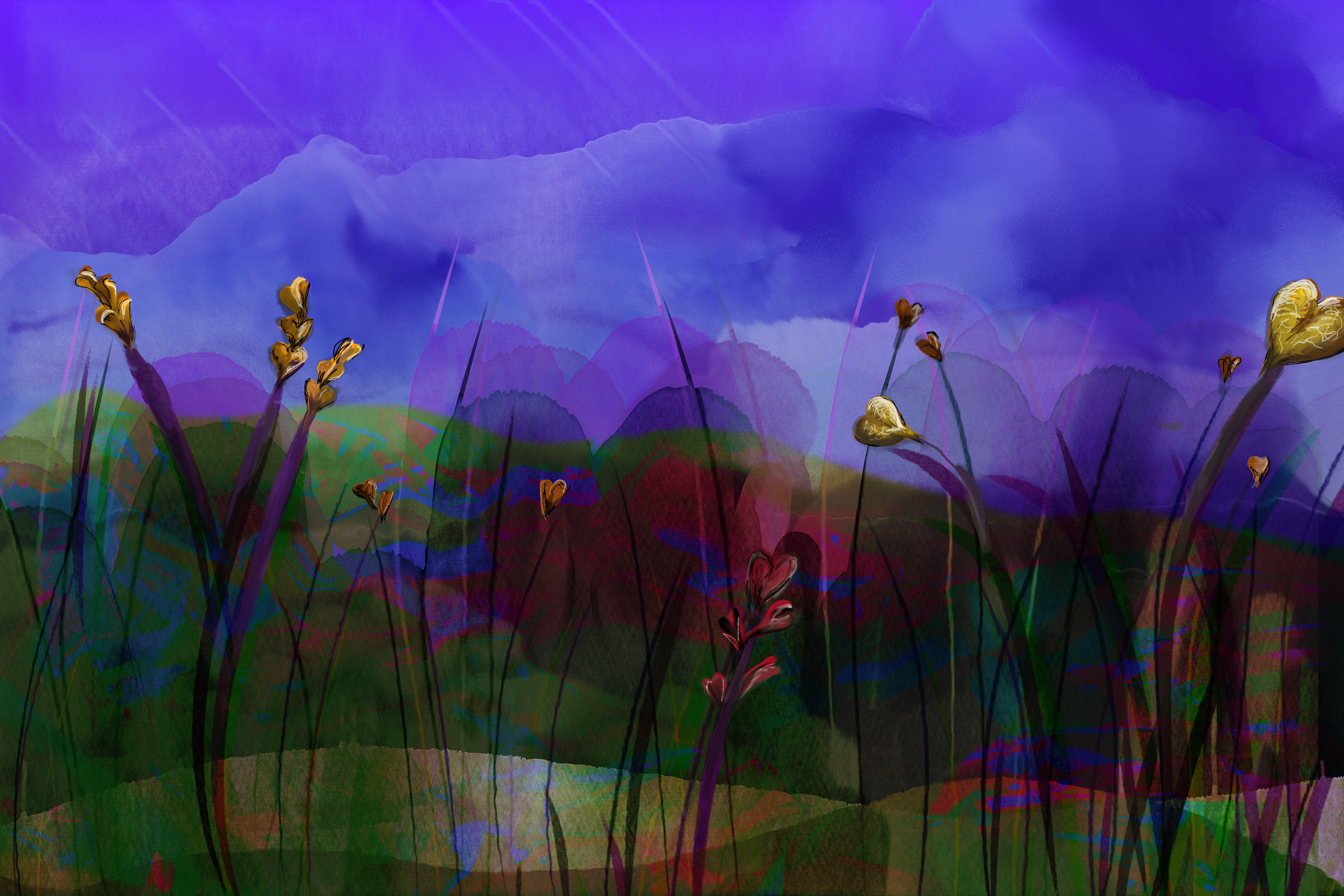 In a Heartbeat — Rebelle painting, still