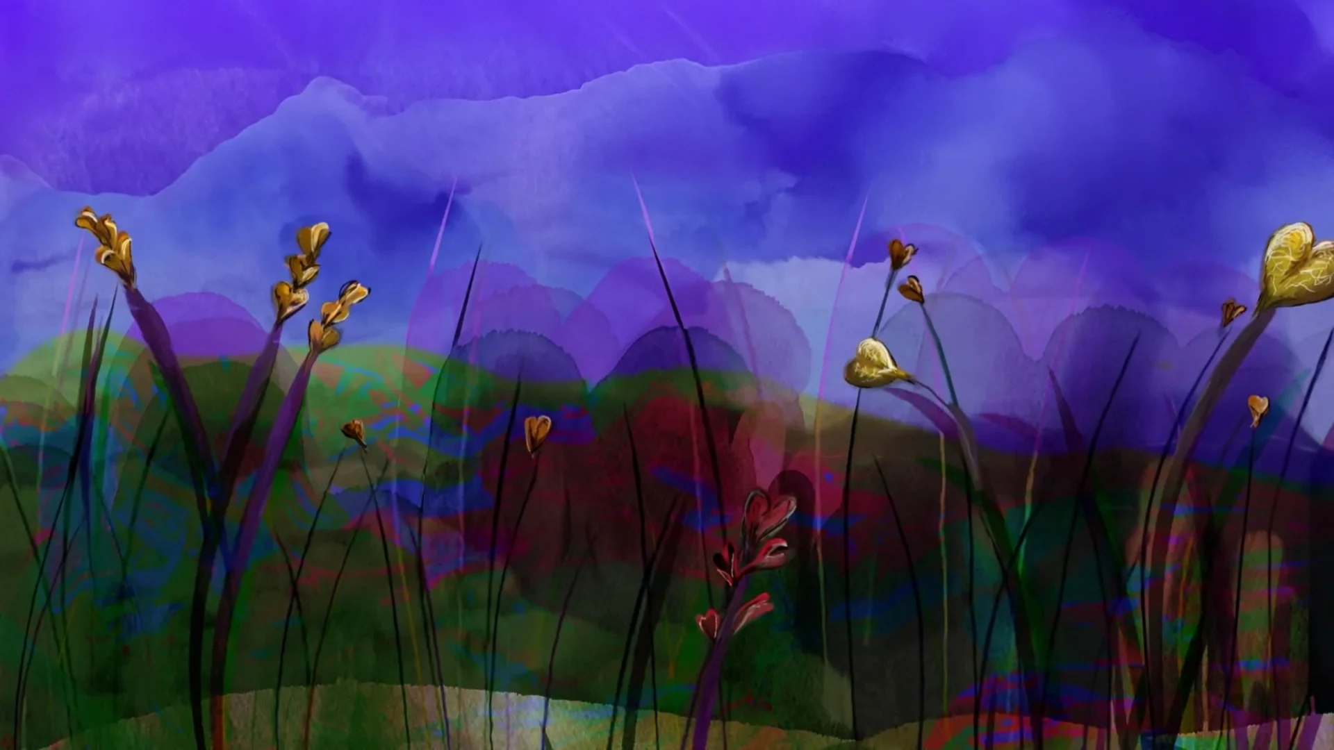 In a Heartbeat — Rebelle painting, still